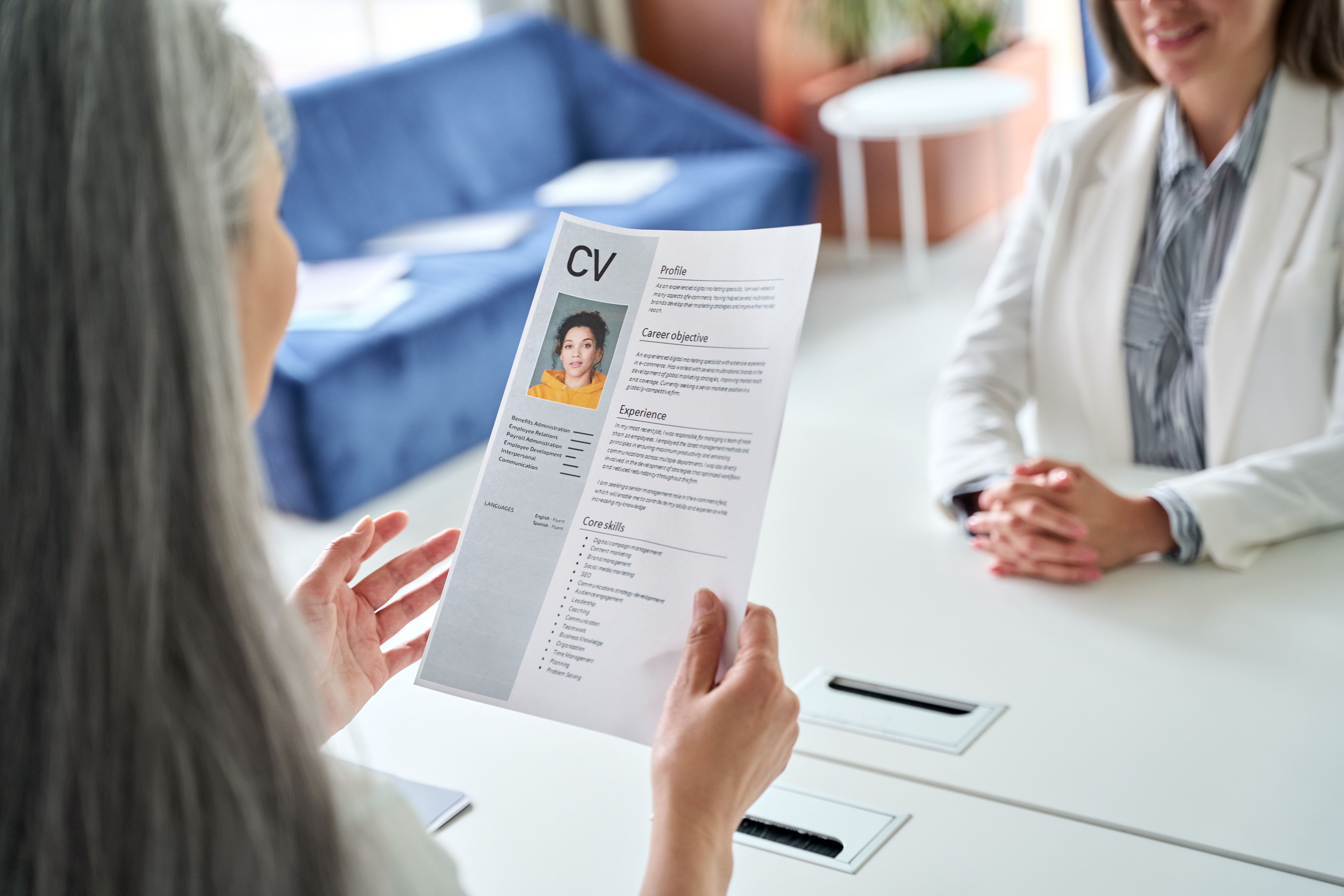 CV para trabajar