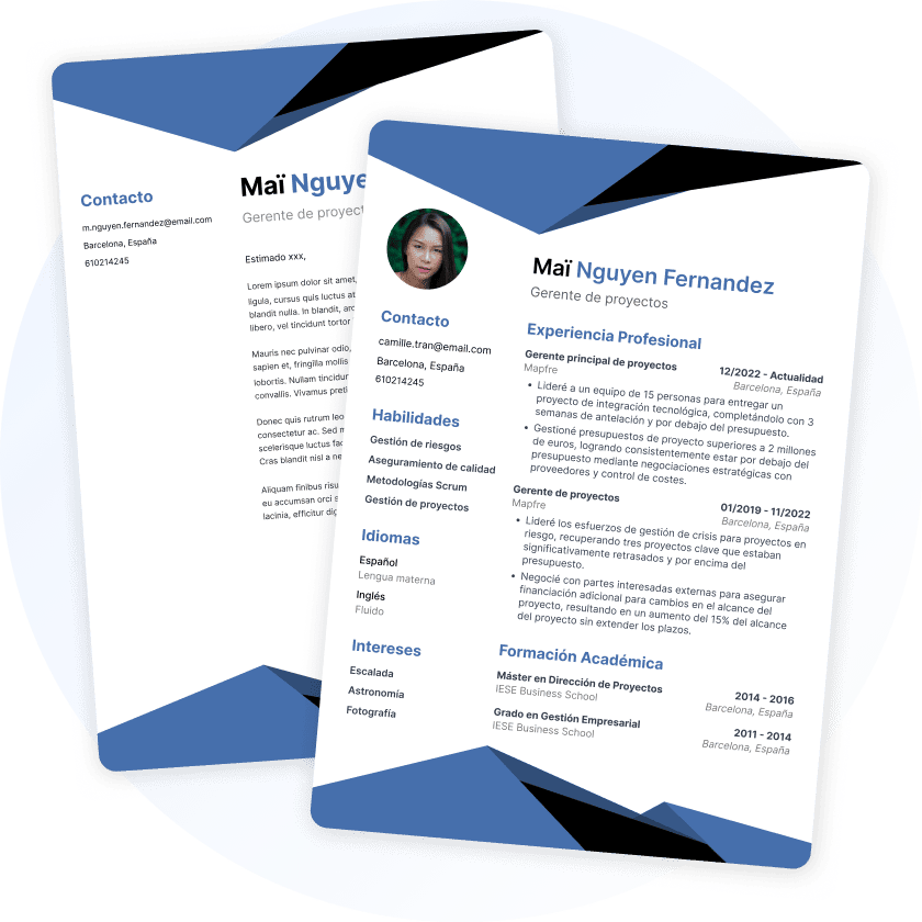 Destaca creando un CV impactante y una carta de presentación